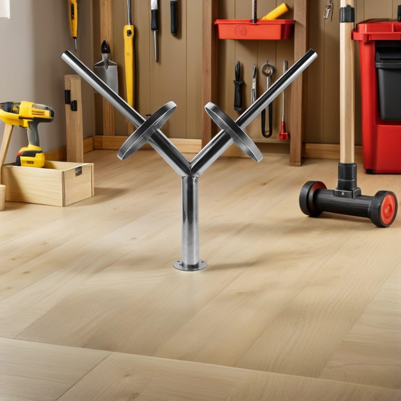 Soporte para Bolsas de Supermercado de Acero Inoxidable, Dispensador Montado en Pared, Compatible Rollos de Bolsas Plásticas para Uso Doméstico E Industrial, Optimiza Espacio
