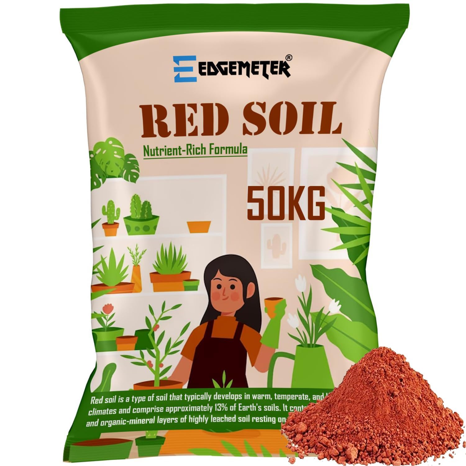 See full amazon price history chart for EDGEMETER Garden Red Soil for Plants 50 Kg for Home Gardening EDGEMETER Garden Red Soil for Plants 50 Kg for Home Gardening (B0D8J1G13C) Amazon Price History, Amazon Price Tracker