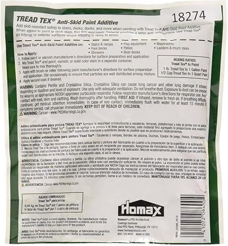 Vista 6 de Homax Group Inc 8600 8600-6 Tread Tex - Aditivo de pintura antideslizante, 16 onzas (paquete de 2)