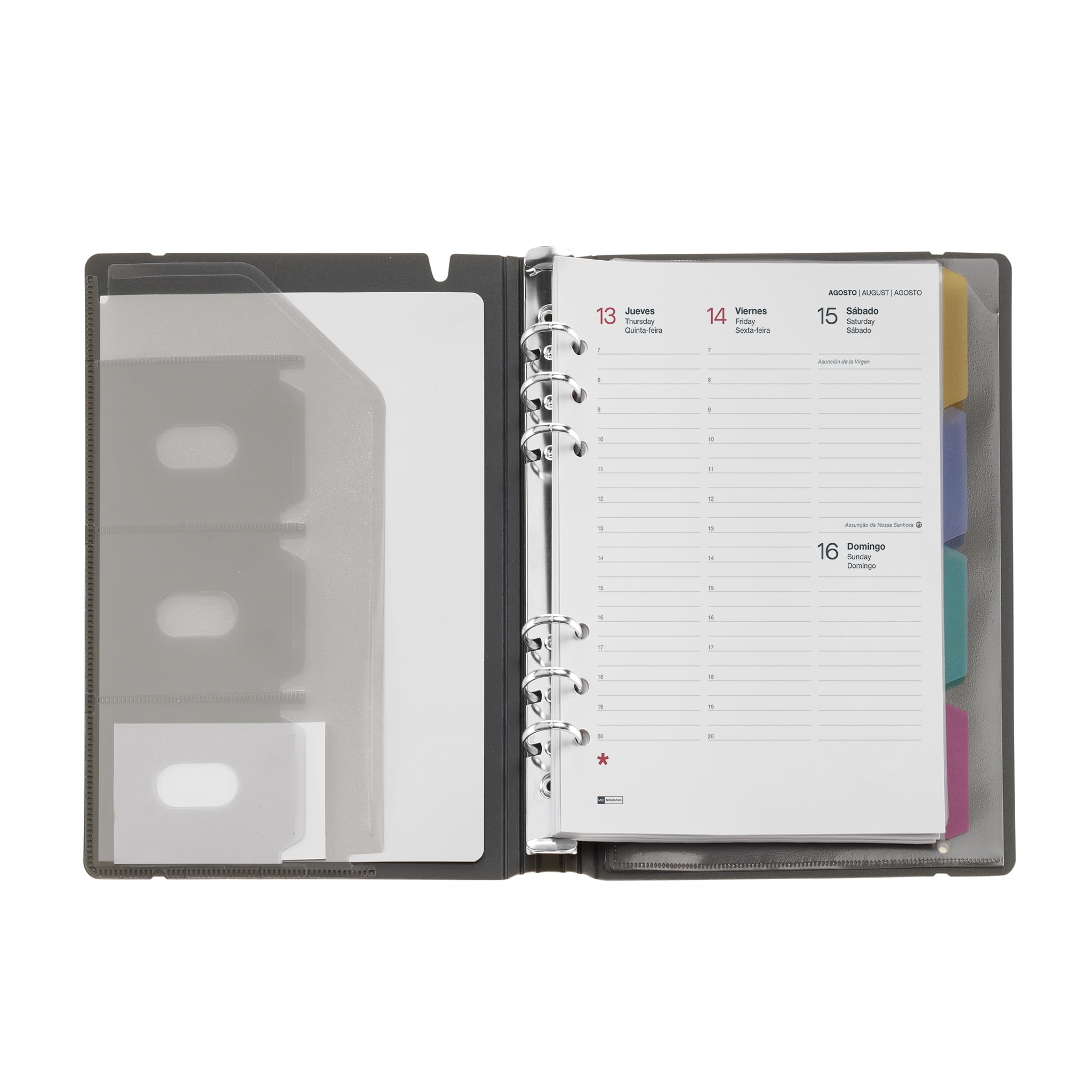 Miquelrius Recharges Agenda 2026 Avec étui, Vue Hebdomadaire