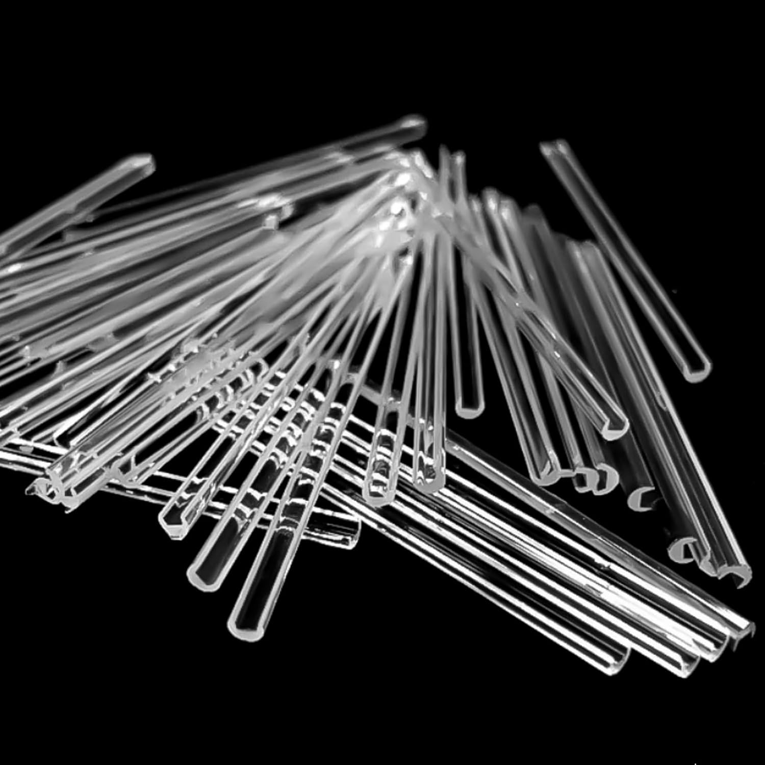 High Purity Quartz Semicircle Glass Sheets Quartz Boat Crucible Optical Tube Furnace Quartz Glass Tubes for Experimental use in Lab, Length/200mm (2, φ40mm * 2.5mm)