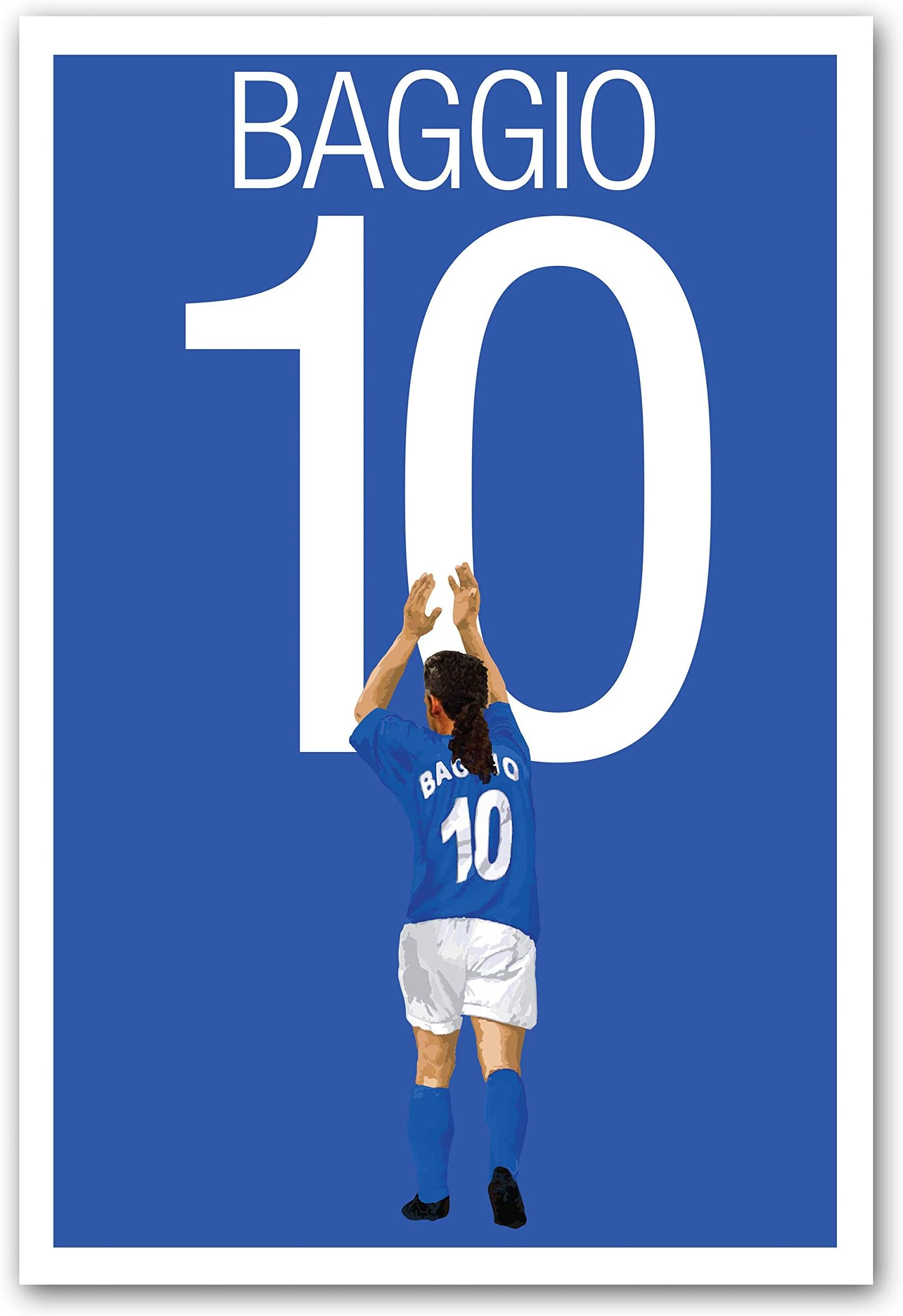 Graphics 17 Roberto Baggio Poster - Italy Art