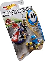 Vista 3 de DieCast Hotwheels Mario Kart Light Blue Shy Guy Standard Kart - Toty Winner 2021