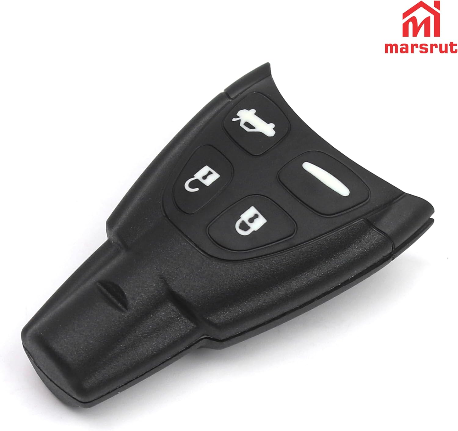 Key Fob Case Shell Fits for Saab 9-3 9-5 Sport Sedan Convertible Sport Combi Wagon 2003 2004 2005 2006 2007 2008 2009 2010 2011, Remote Keyless Control Cover Replacement, LTQSAAM433TX LTQSAAM433TX-6