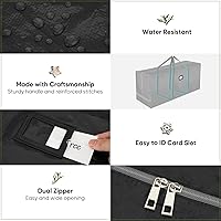 Vista 6 de BALEINE - Bolsa para guardar el árbol de Navidad de 7.5 pies extra grande, de alta resistencia con asas reforzadas y cremalleras dobles para gran