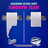 Vista 9 de Charmin Papel higiénico ultra suave y acolchado al tacto, 30 familias Mega = 153 rollos regulares, 2 capas, blanco