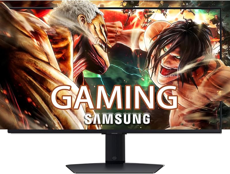 Monitor inteligente para juegos Odyssey 4K 144Hz 1ms Fast IPS | G-Sync y FreeSync Premium, HDR400, mejora AI 4K | Centro de juegos, Smart TV, soporte ergonómico