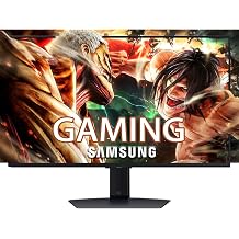 Samsung 27" Odyssey 4K 144Hz 1ms Fast IPS Smart Gaming Monitor | G-Sync & FreeSync Premium, HDR400, AI 4K Upscaling | Gaming Hub, Smart TV, Ergonomic Stand