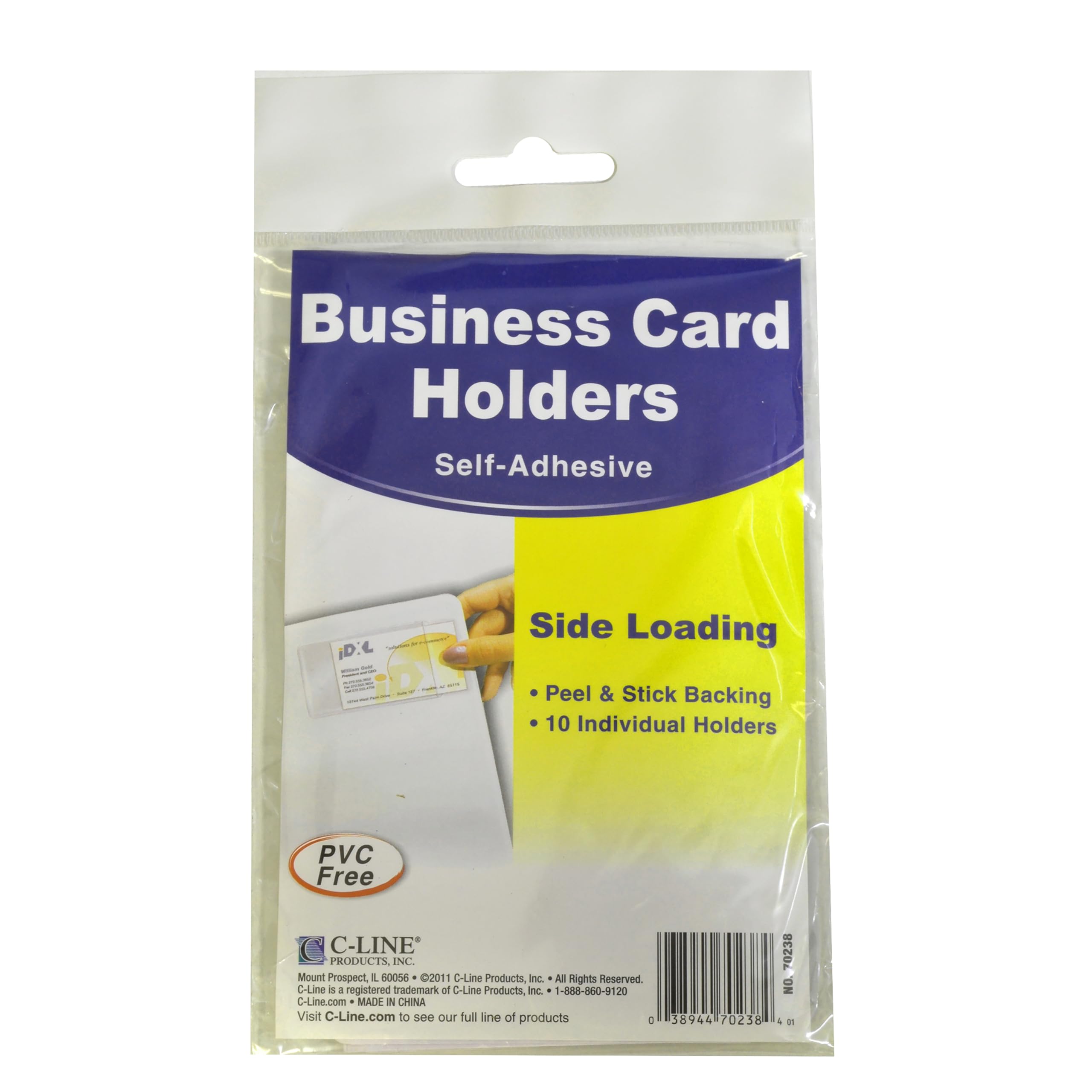 Lot De 18 Porte-étiquettes Autocollants Pour Cartes De Visite - Porte