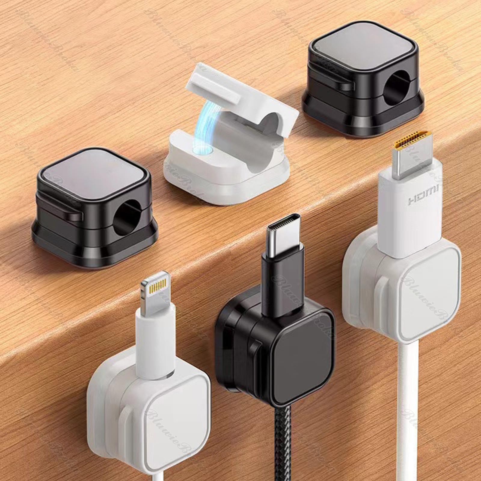 Amazon | ケーブルホルダー マグネット 充電コードまとめる ケーブル