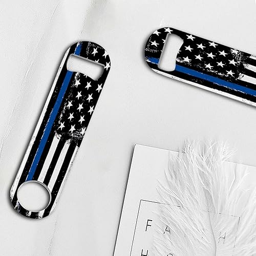 Miniatura 7 de Abrebotellas planos, abridores de cerveza de acero inoxidable de alta resistencia, abrebotellas resistentes y duraderos, perfectos para cocina,