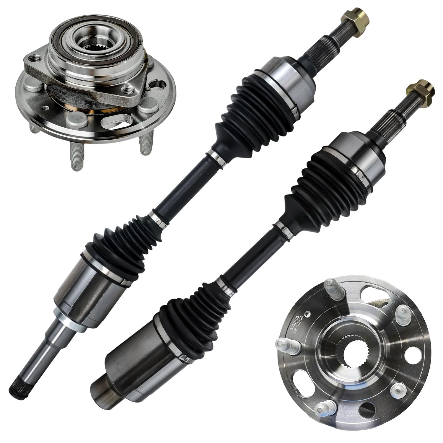 Detroit Axle - 2.4L Front CV Axles Kit for 10-17 Chevy Equinox GMC Terrain