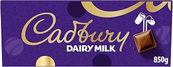Cadbury Dairy Milk Chocolate Gift Bar, Extra-Large 850 g (Pack of 1)