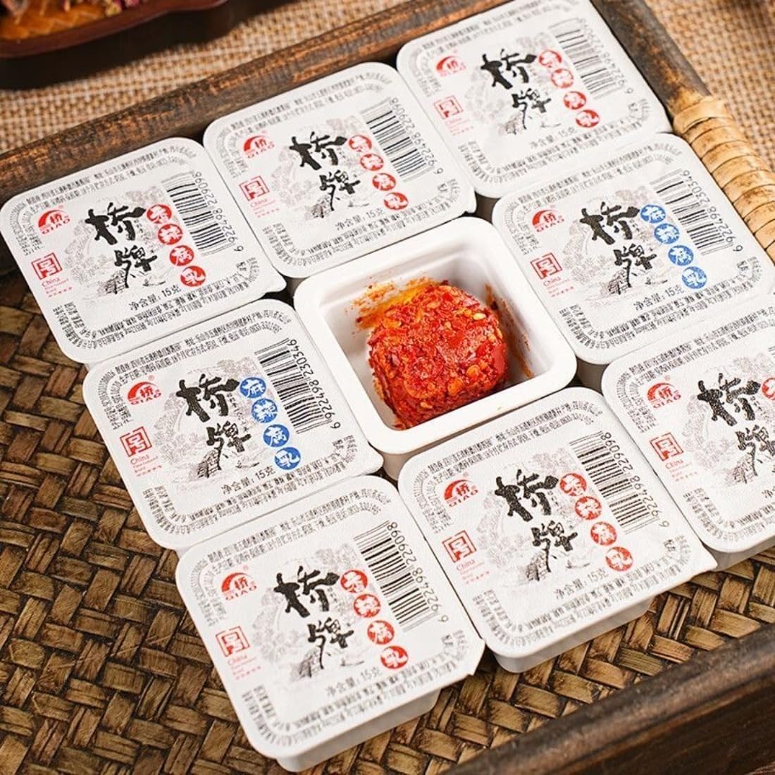Tofu Fermentado Chino Premium, Preserva de Tofu Tradicional, Sabor Auténtico, Sin Aditivos Artificiales, Listo para Consumir, Ideal para Aperitivos o Guarnición
