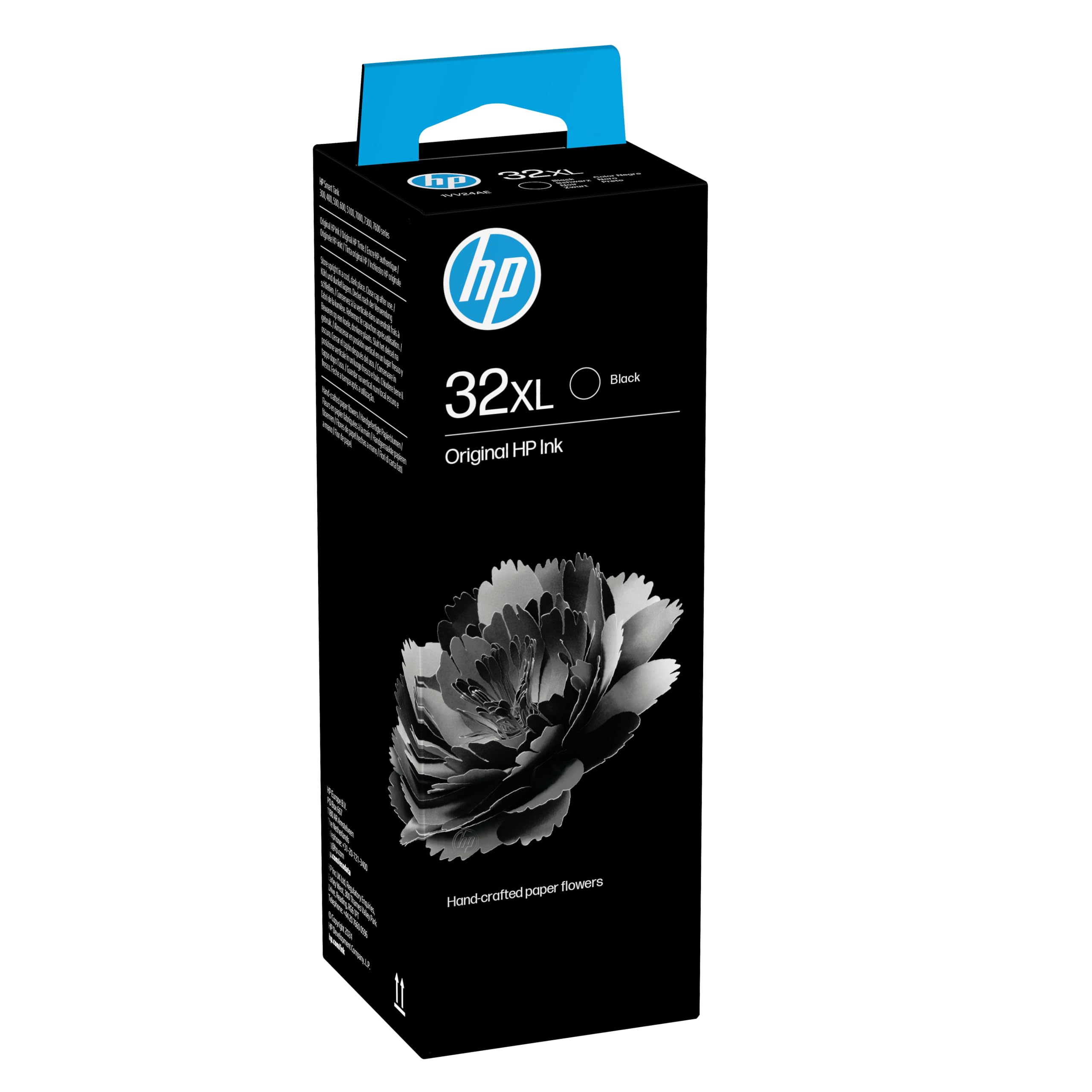 HP Original 135ml Ink Bottle, Black, Single Pack, 6000 Print Pages or Up to 3 Years of Yield for HP Smart Tank Printers