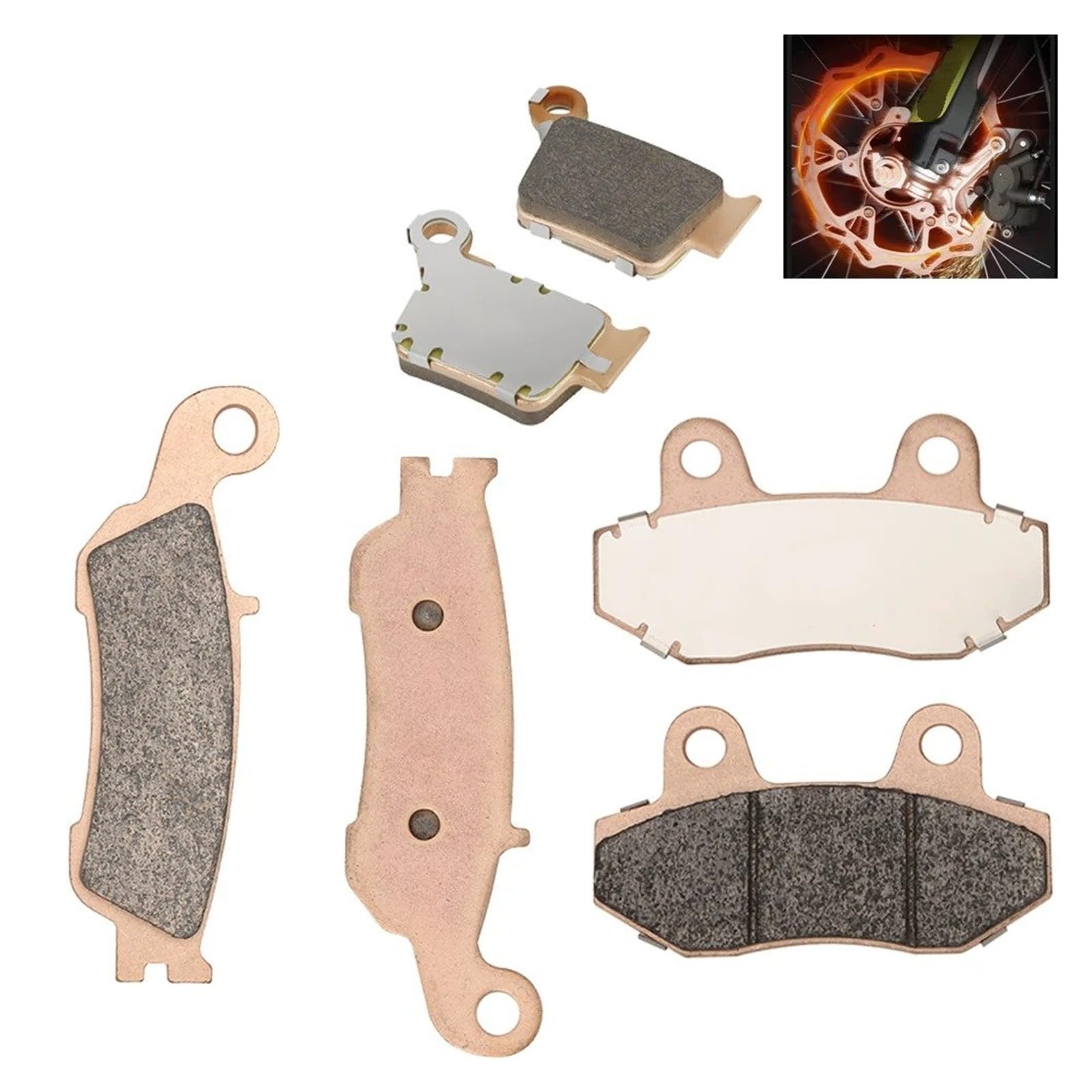 Moto Kit Pastiglie Freno Per SWM FT 300 R RS Per Flat Per Track 17 Pastiglie Freno Anteriori Posteriori Per Moto(292)