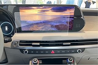 2023 2024 Palisade 12.3 Inch Tempered Glass Screen Protector for 2023 2024 Palisade 12.3 Inch GPS Touch Screen 2023 2024 Palisade 12.3 Inch Screen Protector Foils Navigation Touch Screen Protective Film Glass HD Clear 9 Hardness Screen Cover