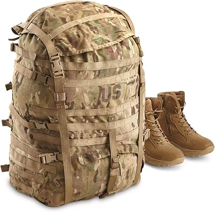 Amazon.com: U.S. Military Surplus Large Rucksack, Used, Multicam ...