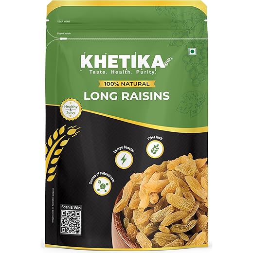Khetika Premium Long Raisins 200g