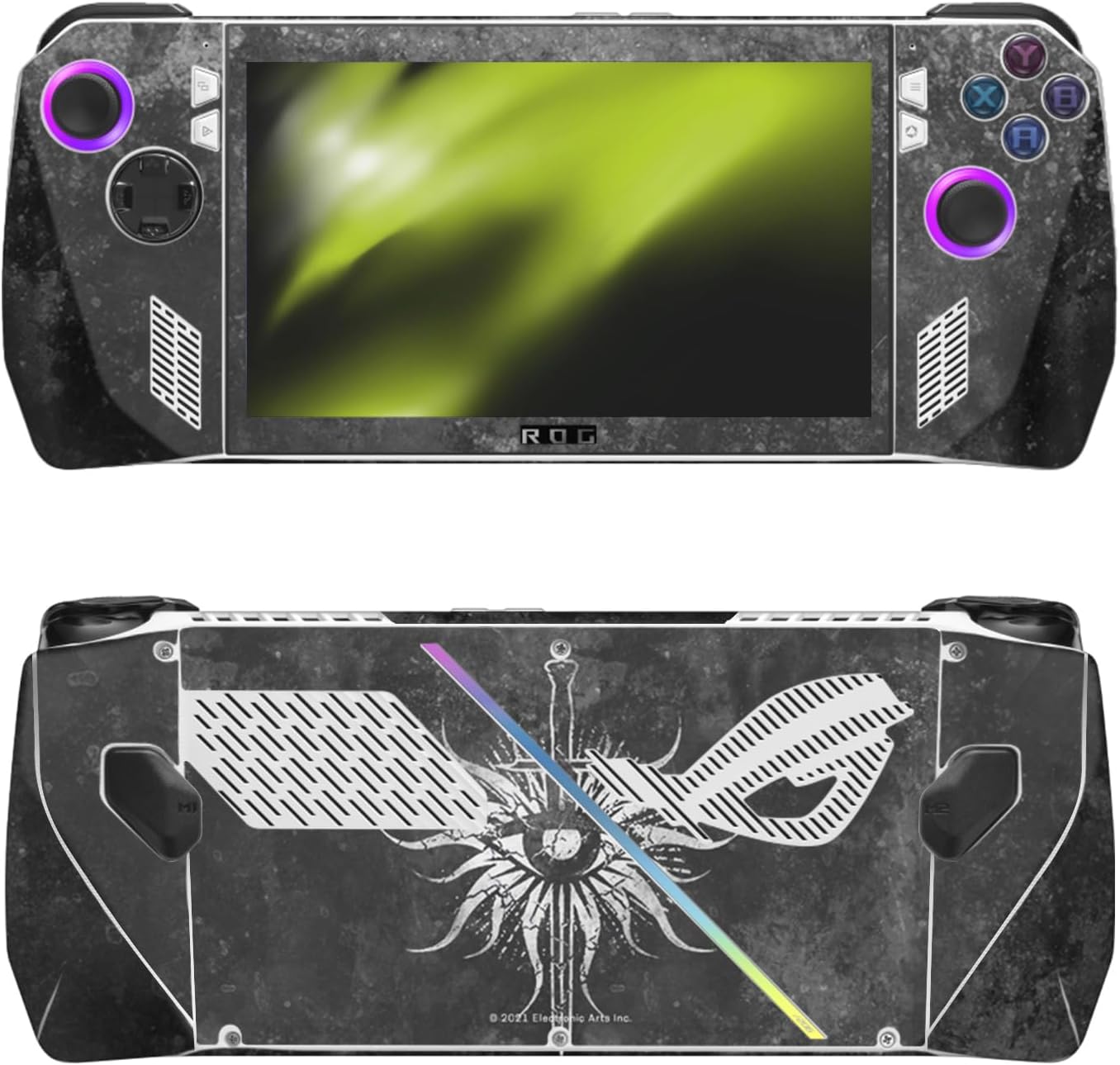 Head Case Designs Officially Licensed EA Bioware Dragon Age Grey Wardens Distressed Heraldry Vinyl Sticker Skin Decal Cover Compatible with Asus ROG Ally