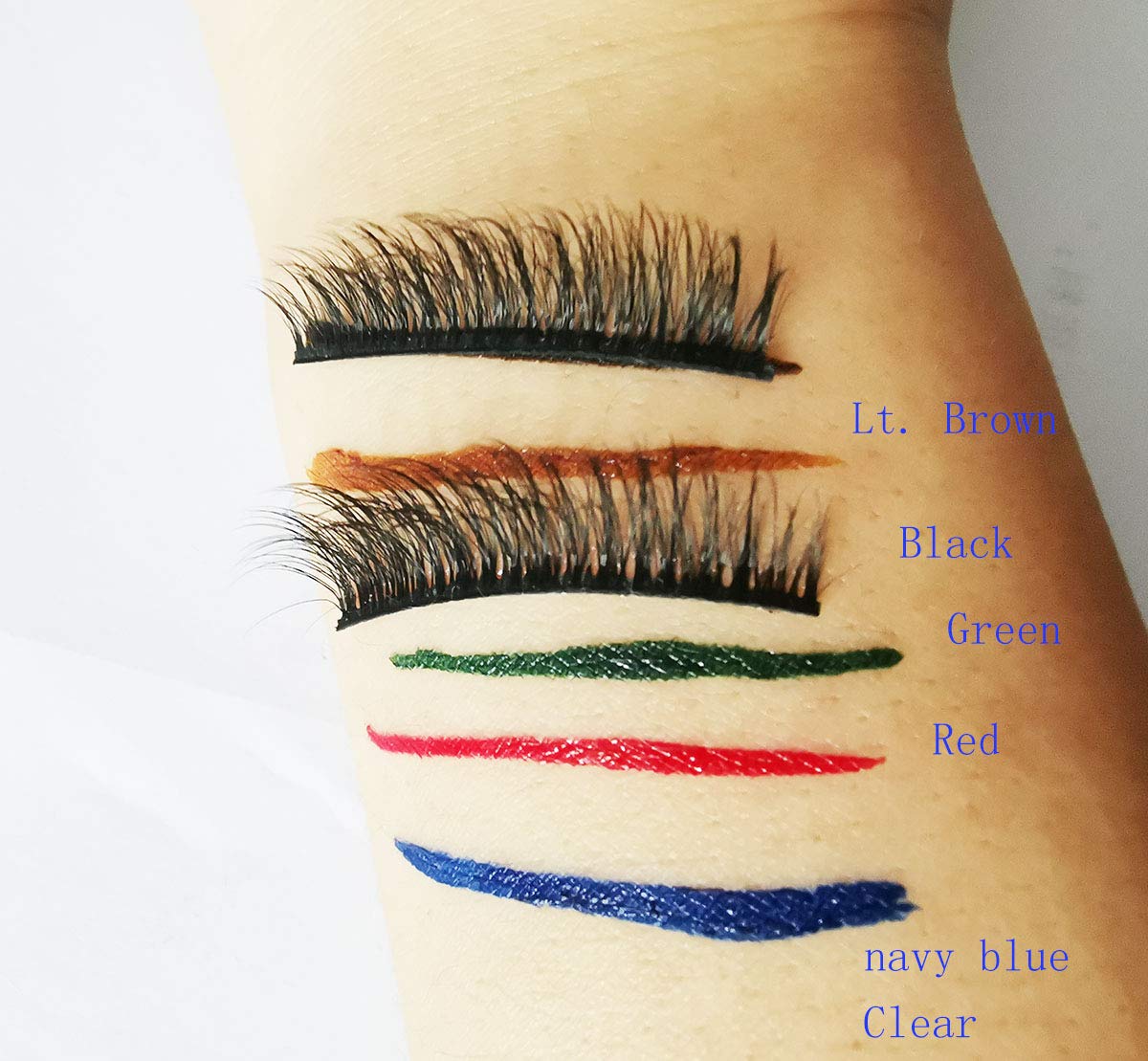 2 Pack Magic Self Adhesive Eyeliner, New Eyelashes Viscosity Eye Liner Pen, Best Waterproof Paste Liqiuid Liner pencil (Clear)