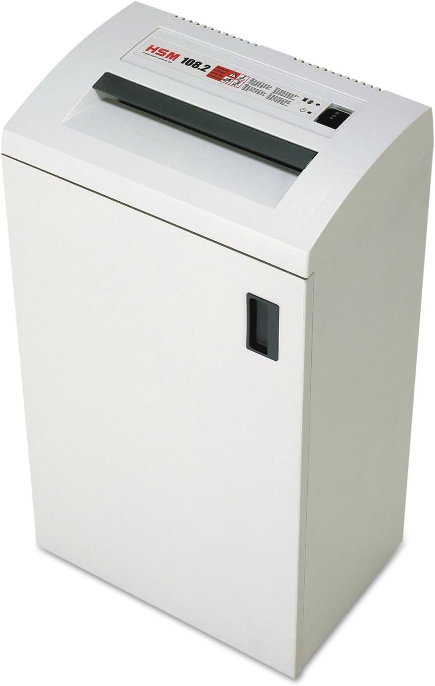 HSMof America 1663 Classic 108.2 Strip-Cut Shredder, Shreds up to 24 Sheets, 13-Gallon Capacity