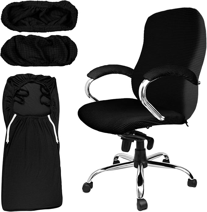 Tatuo 3 Pcs Computer Office Chair Cover Universal Rotating