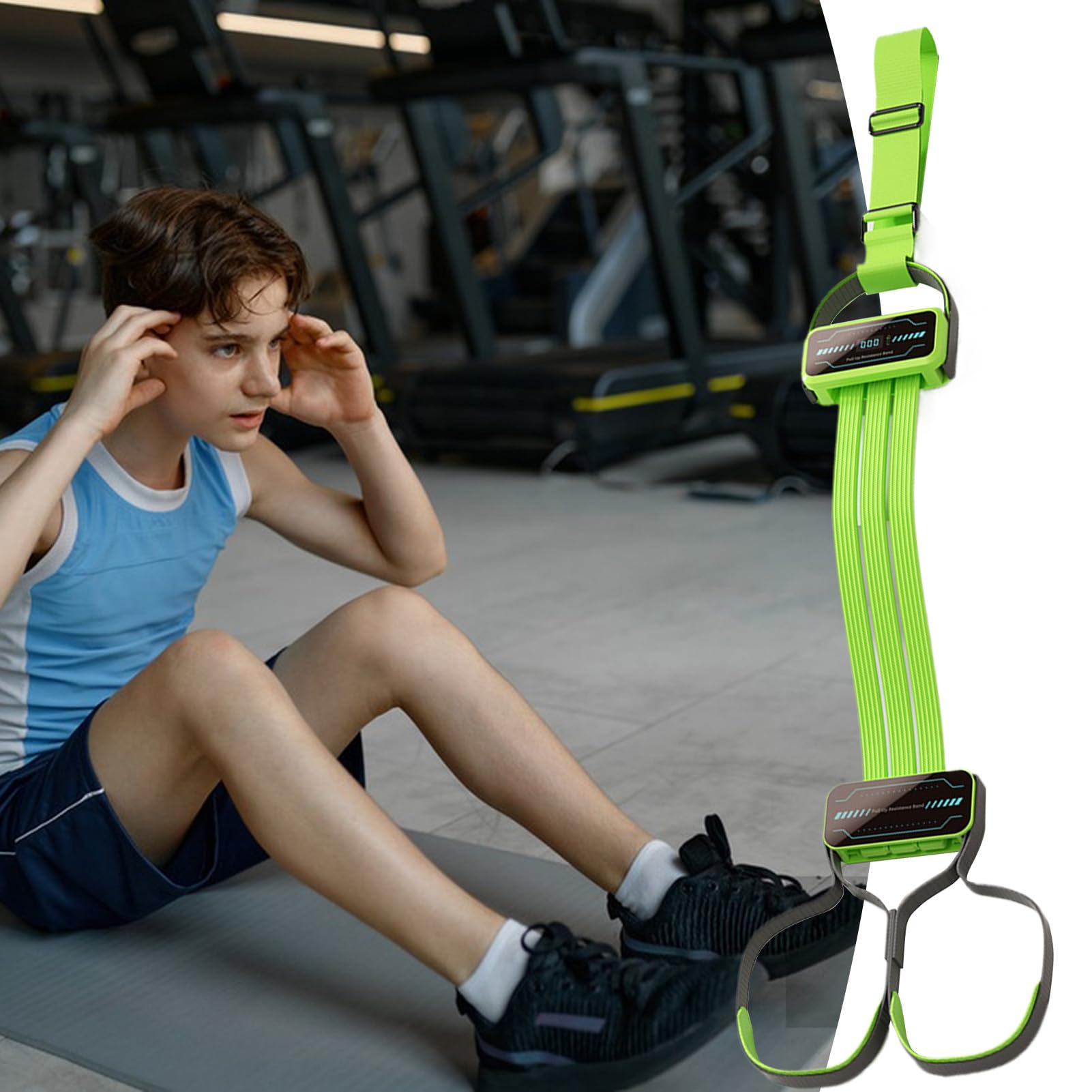 Tirare le bande di assistenza, tirare le bande,bande di allenamento senza slittamento | Attrezzature per esercizi leggeri, strumento di allenamento portatile per la riabilitazione, uso