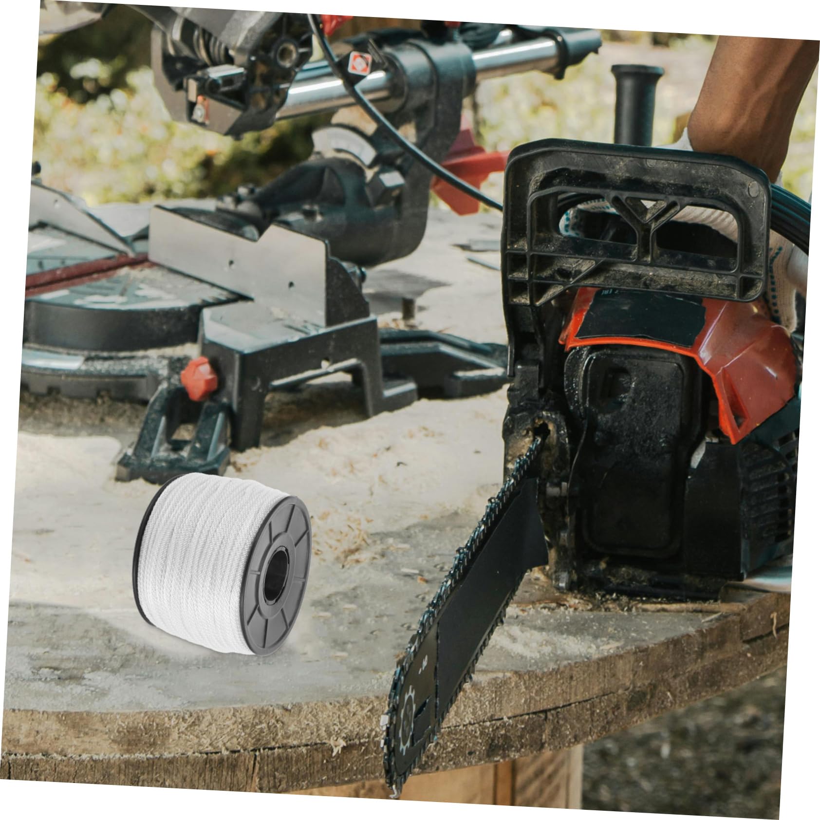 Toyvian Corda di Avviamento per Motore 100m, Rotolo da 3mm