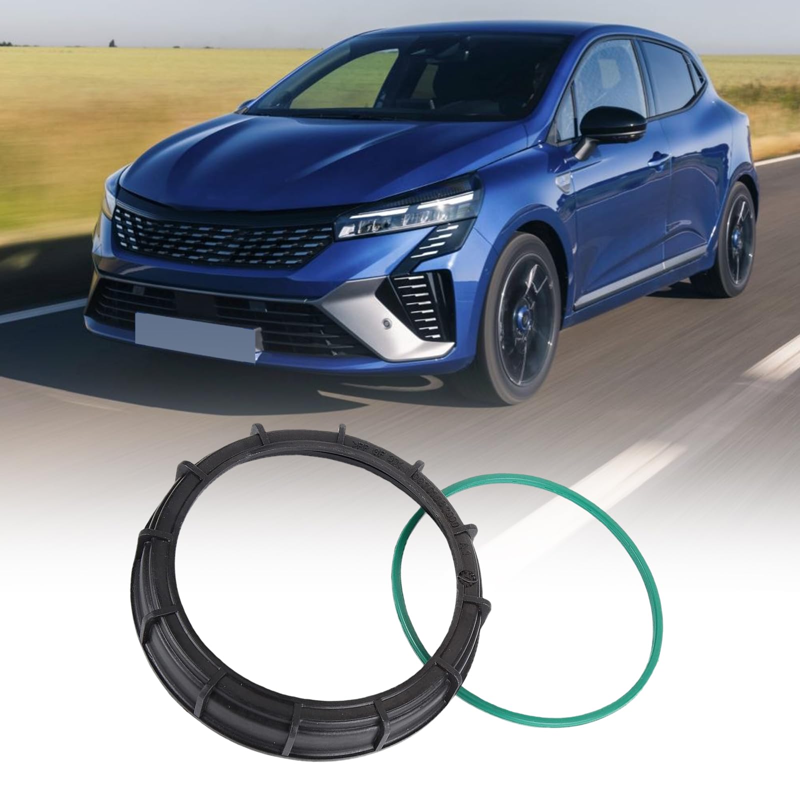 GVSS Guarnizione di tenuta per pompa del carburante per Renault 7701207449 09701687000 9621364680, compatibile con Clio II-III Laguna II-III Megane II-III Kangoo Scenic II-III,Anello di copertura