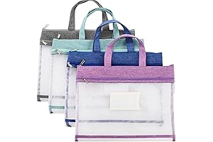 AVLA 4 Pack Student Book Pouches: Organizational Masters for Every Need