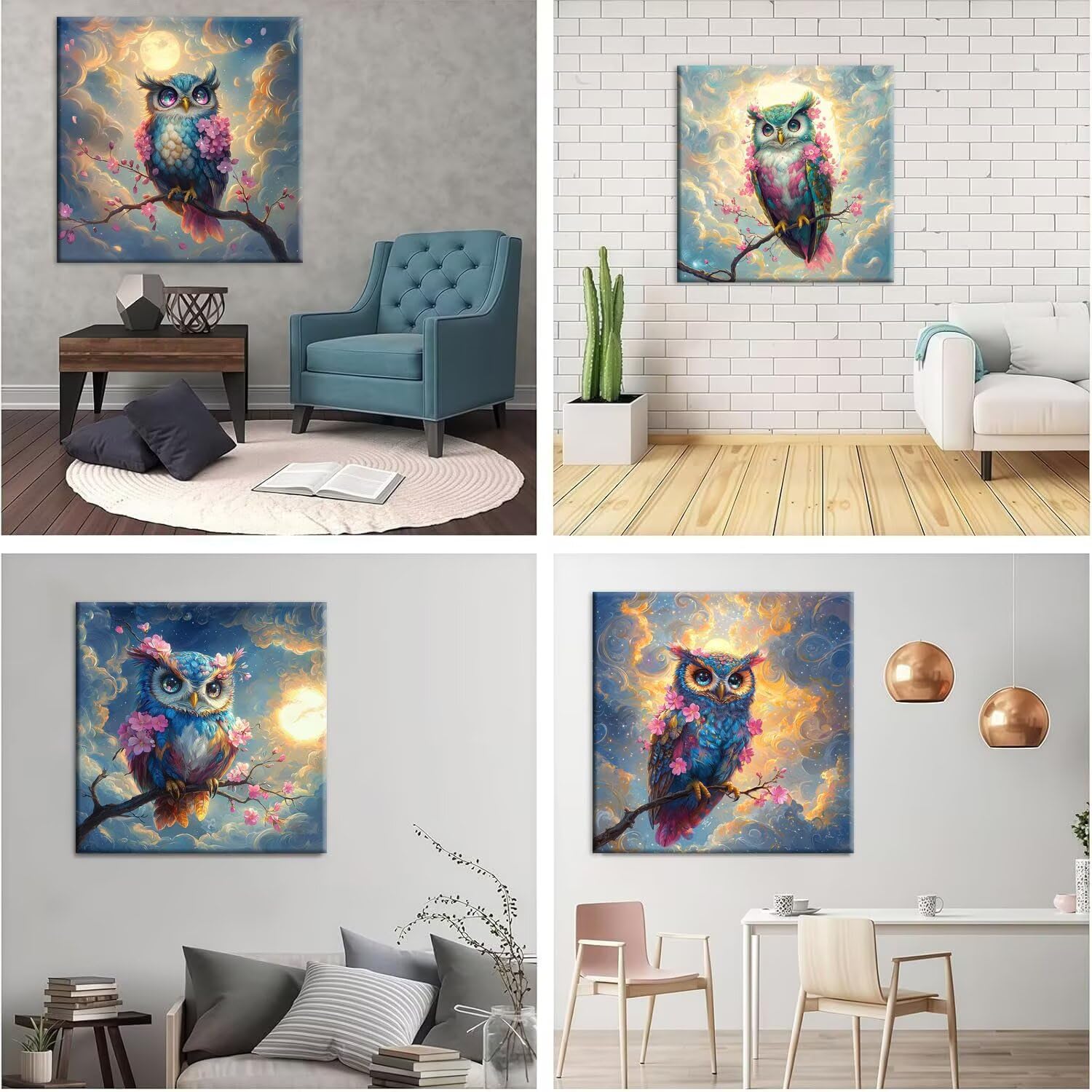 La Sowa diamentowe malowanie DIY 5D diamentowe zestawy do malowania 70x70cm l-532