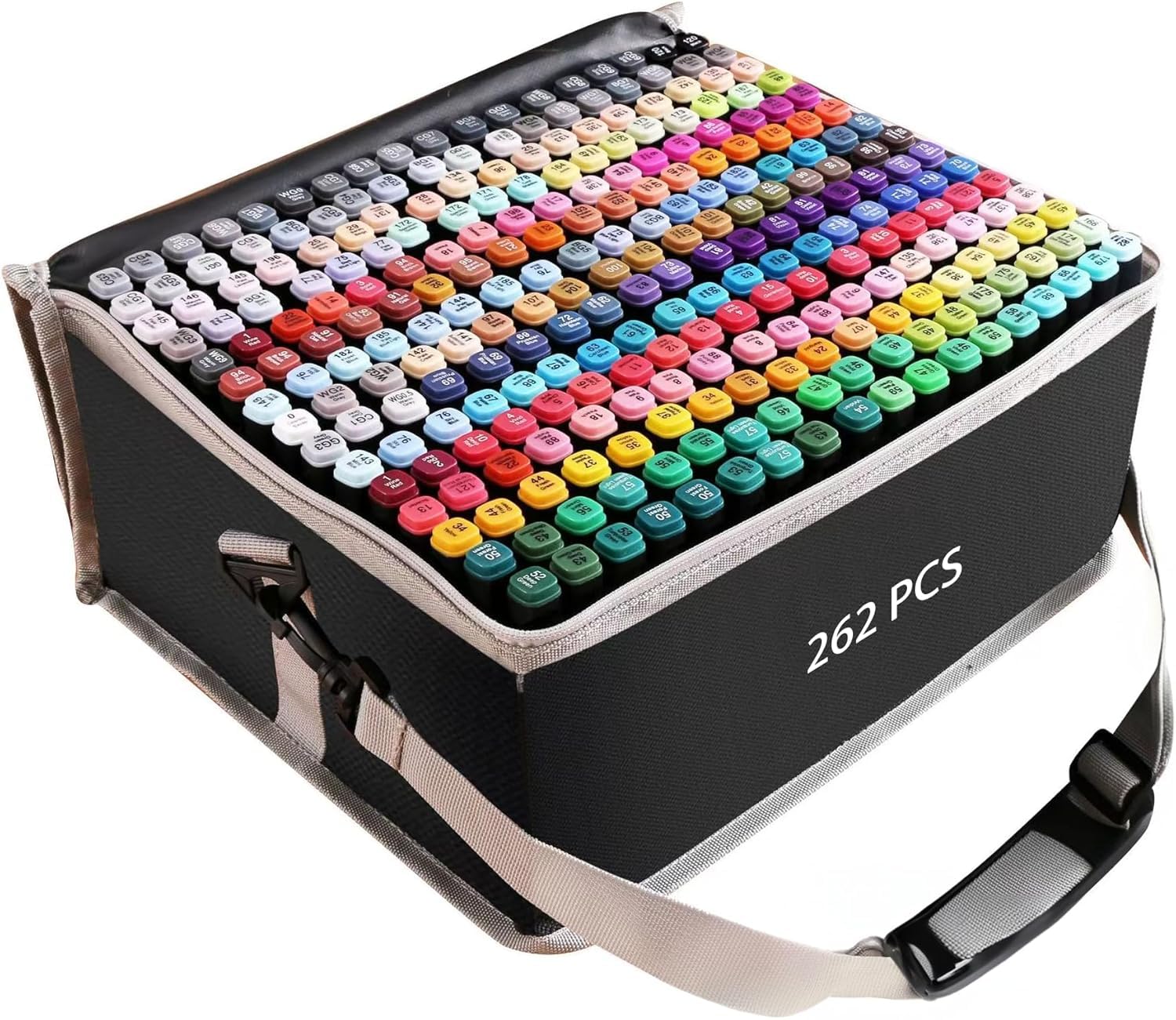 262 Colors Alcohol Markers Artist Drawing Dual Tip Adult Markers