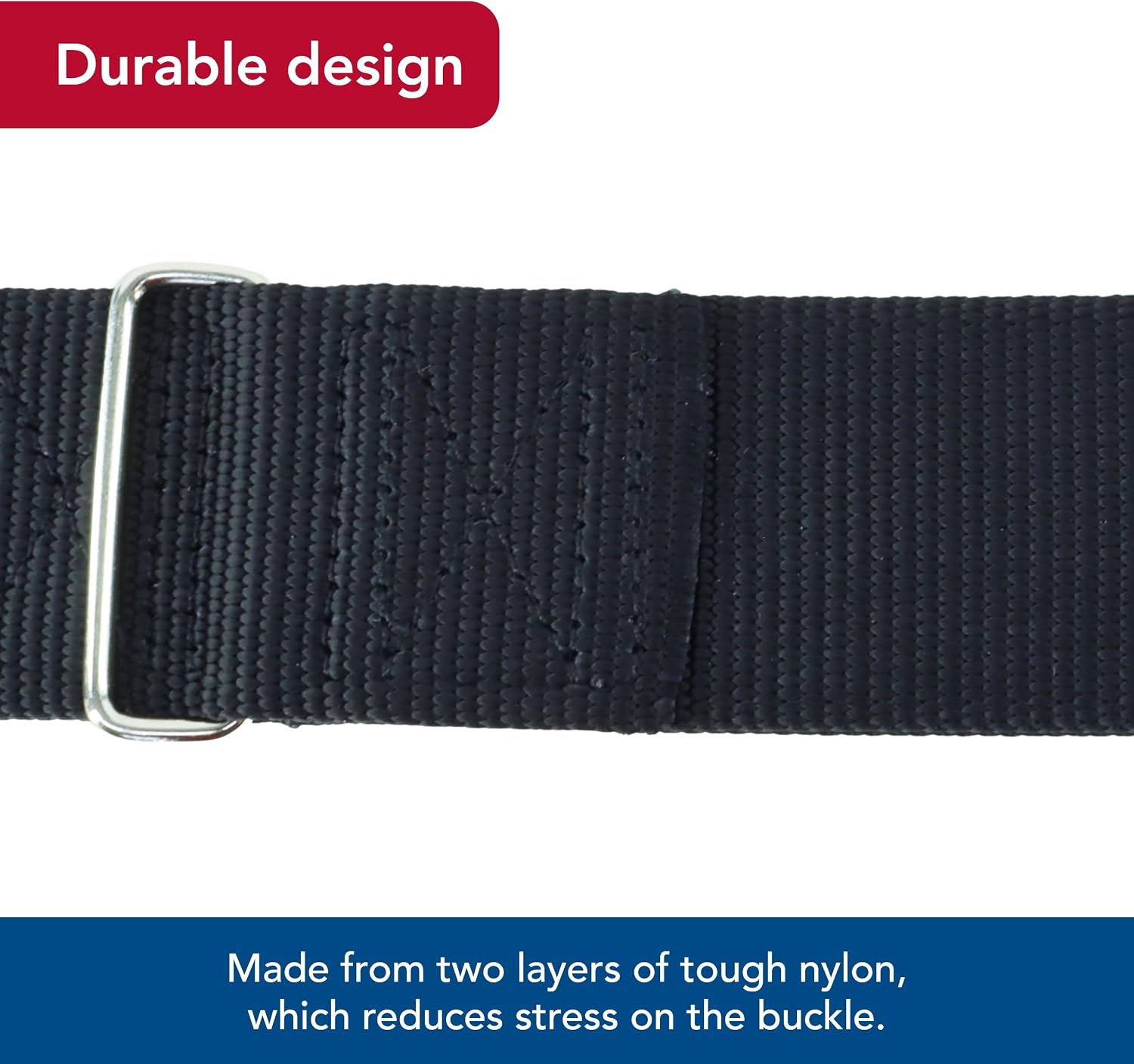 Macho Dog® Double-Ply Nylon Collar with Roller Buckle