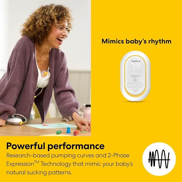 Medela Freestyle Mini Hands-Free Double Electric with Hands-Free Cups & Rechargable Battery. - 5