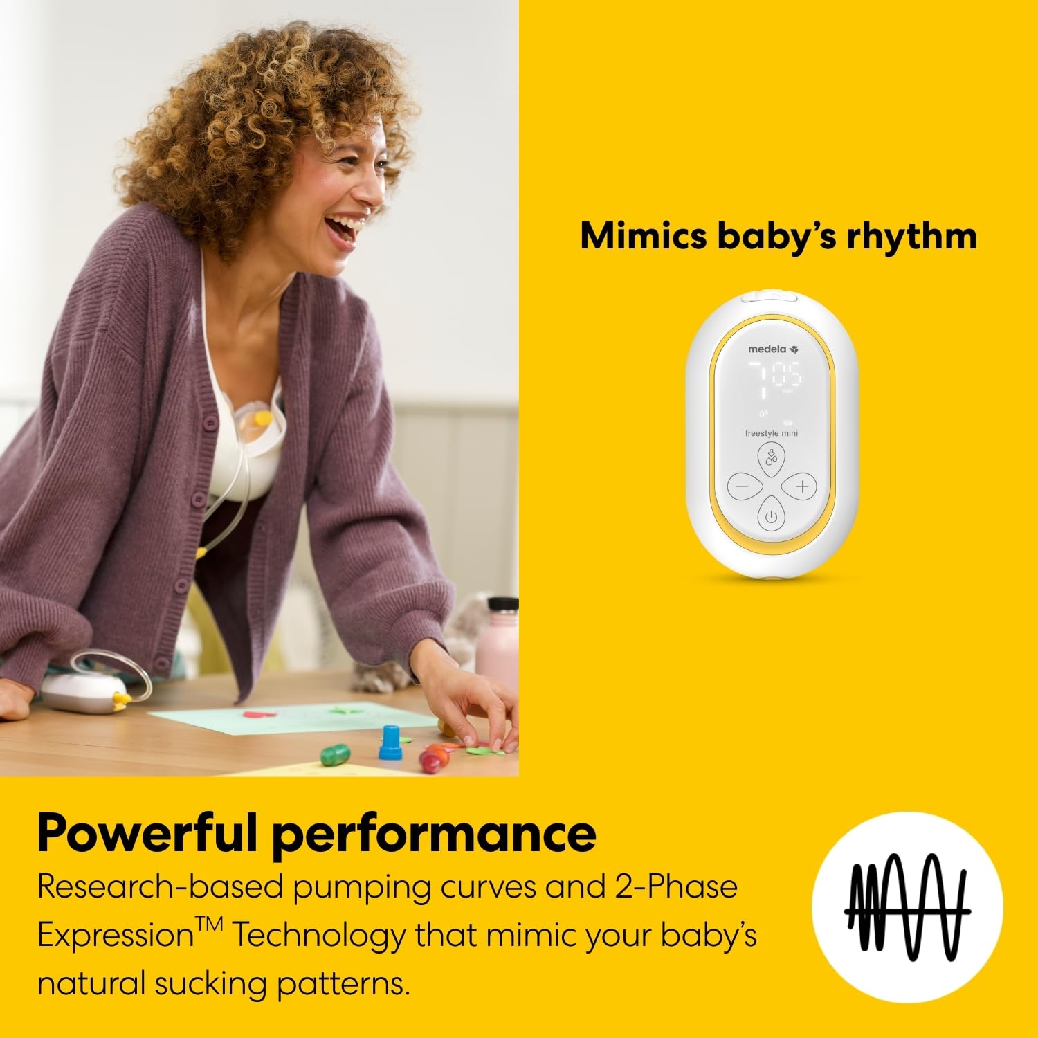 Medela Freestyle Mini Hands-Free Double Electric with Hands-Free Cups & Rechargable Battery. — view 5