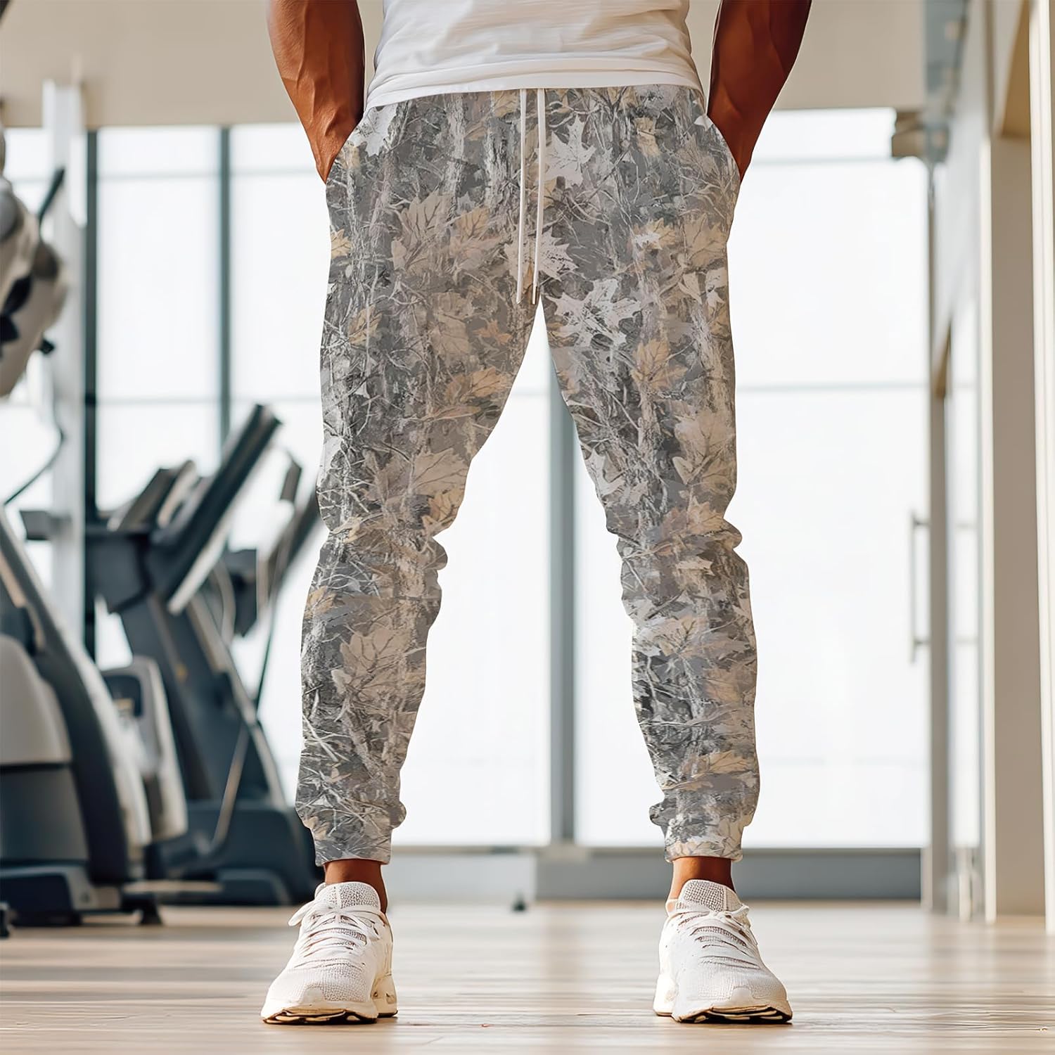 Mens Joggers Sweatpants with Pockets for Men Sports Casual Sweatpants Workout Track Pants Training with Drawstring