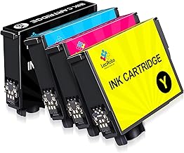 LeciRoba Ink Cartridges for Workforce WF-2810 WF-2820 WF-2840 WF-2870 XP-2100 XP-2150 XP-2155 XP-3100 XP-3150 XP-3155 XP-4100 XP-4150 XP-4155 Printer (4-PACK)