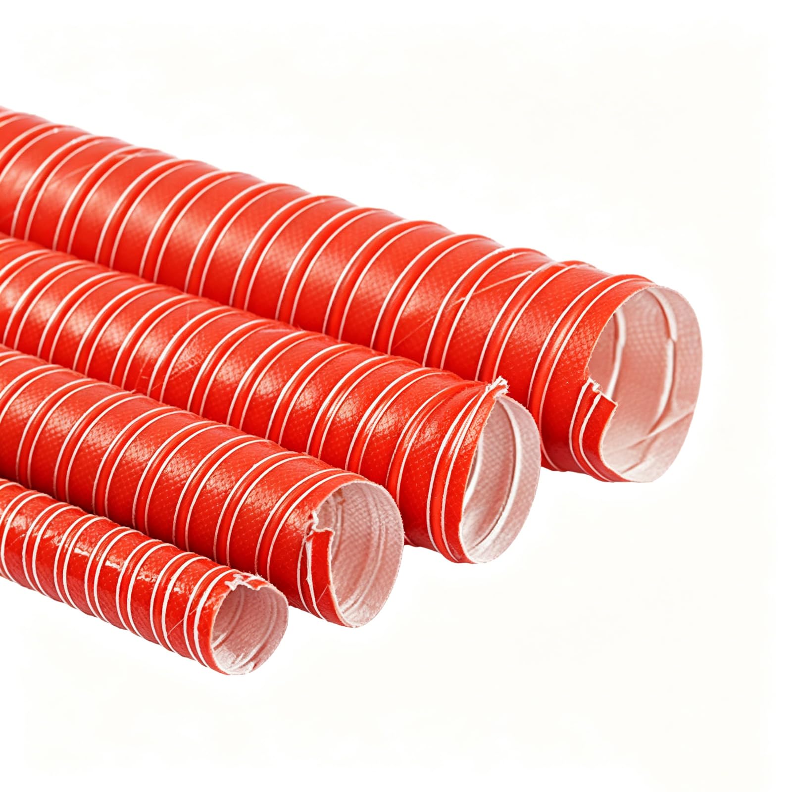 Manguera De ExtraccióN Flexible​,Tubo Flexible De Salida De Aire,Tubo Secadora Universal,Tubo De VentilacióN Resistente A Altas Temperaturas,Tubo Campana Extractora