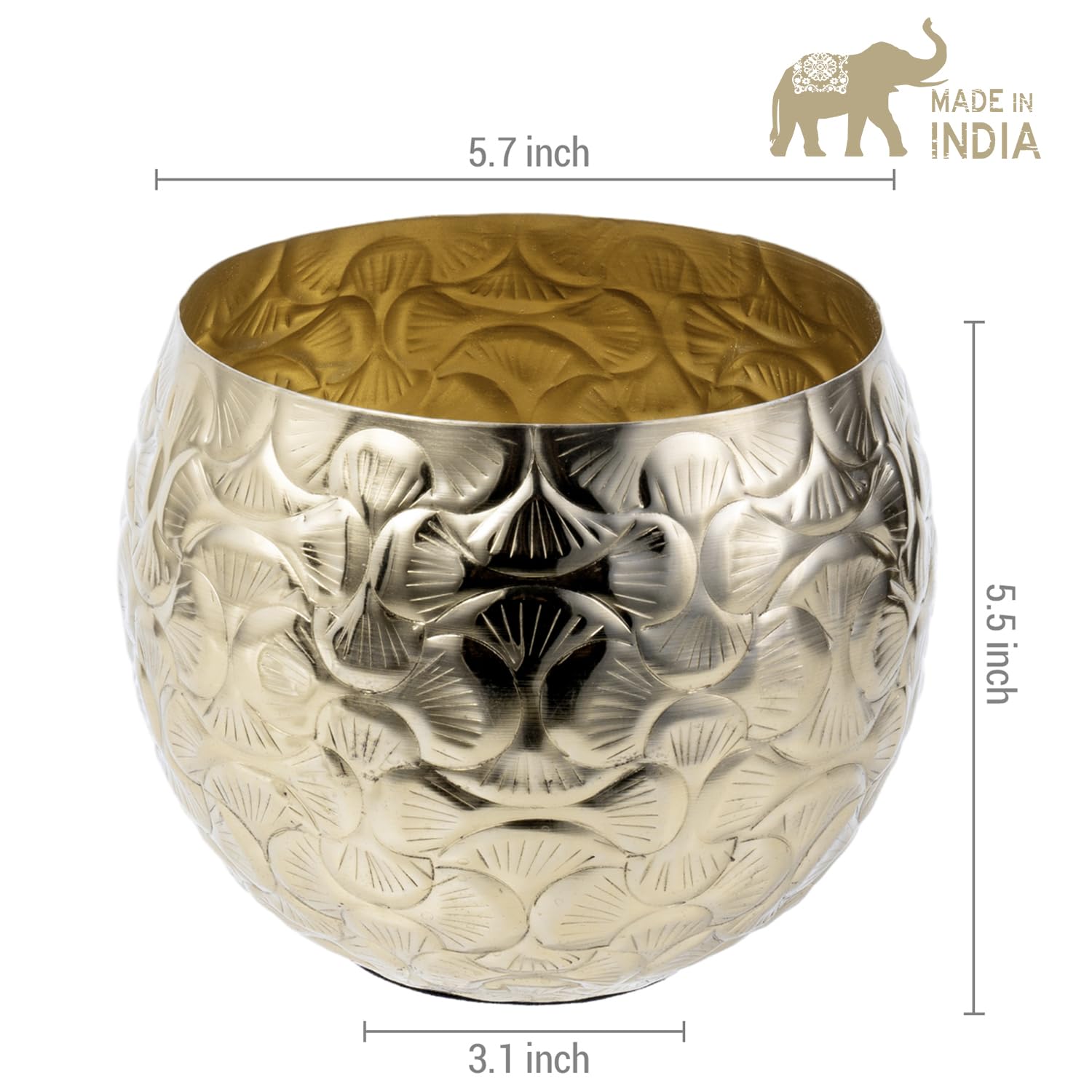 Amazon.com: MyGift 5.5 inch Vintage Style Brass Tone Metal