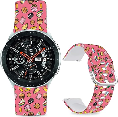 Miniatura 8 de Correas de reloj de dibujos animados compatibles con Samsung Galaxy Watch 1.811 in/Galaxy Watch 3 1.772 in/Samsung Gear S3 Frontier/Classic Strap