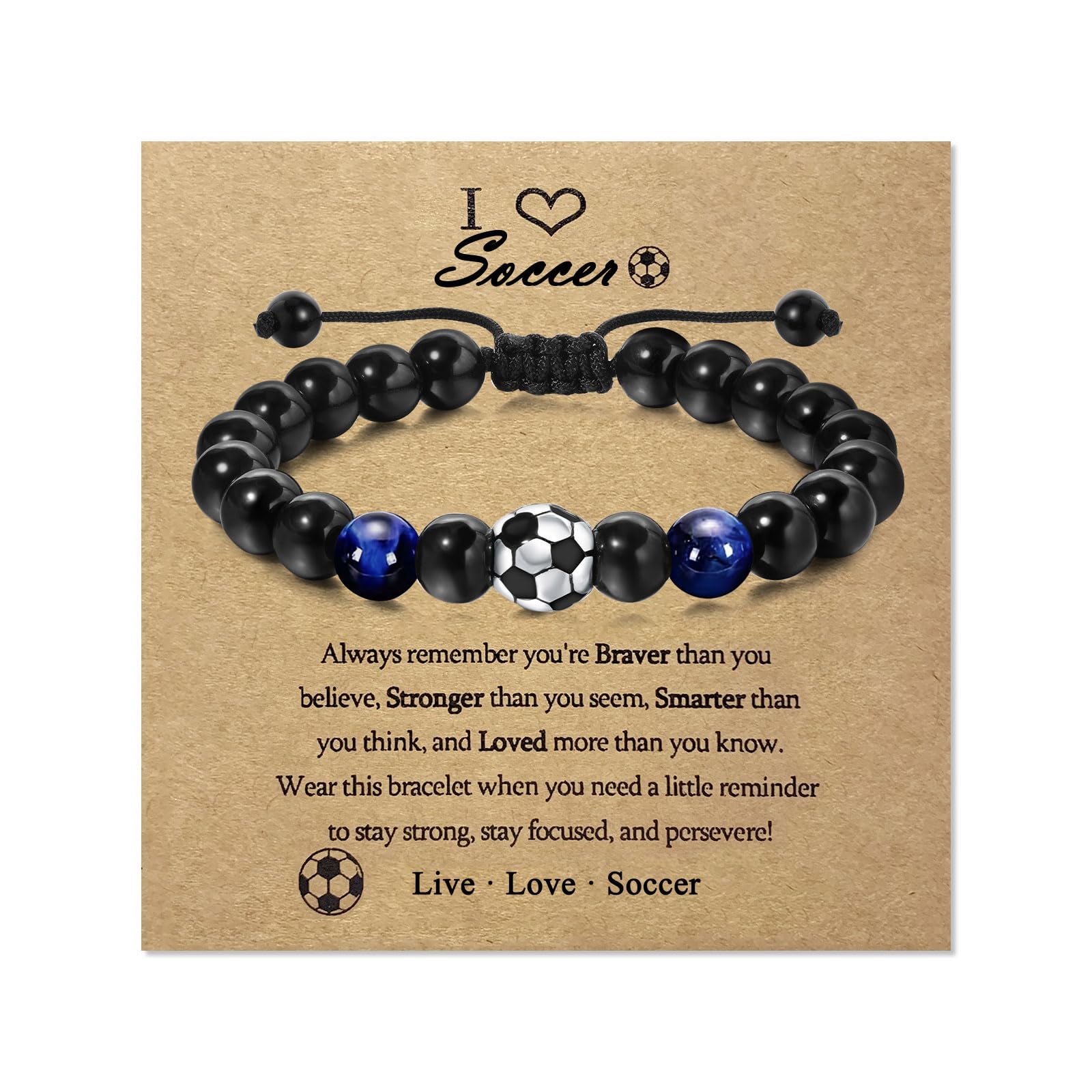 Soccer Basketball Football Baseball Gifts for Boys, Cross Beaded Bracelet Gifts for Teens Boys Men, Birthday Graduation Christmas Easter Gifts for Boys Ball Players Team Lovers Fan Friend