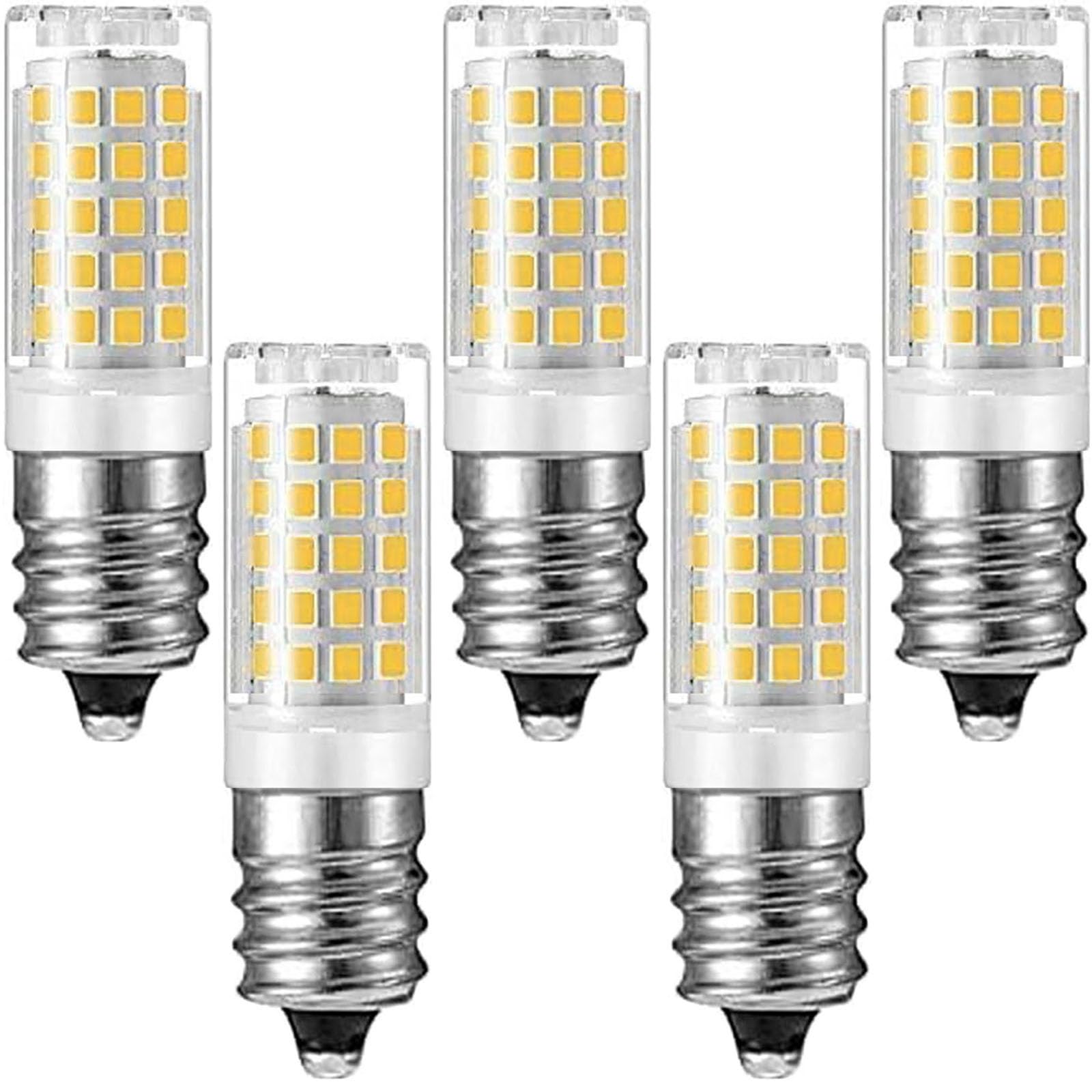 E17 LED Bulb 7W, 220V-240V, 70W Halogen Bulb Equivalent, 700LM, E17 Bi Pin Base Light Bulbs for Chandelier Home Lighting Dimmable(Cool White)