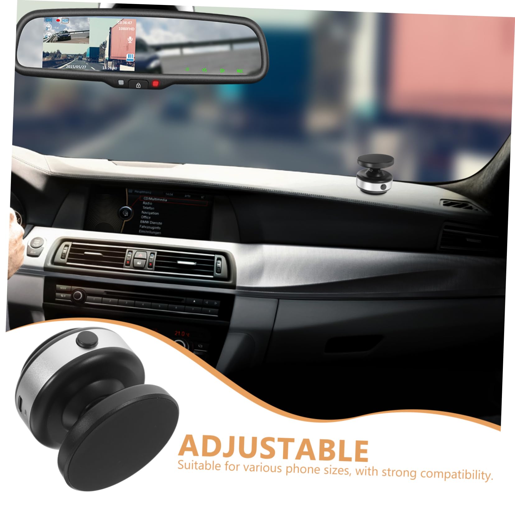 PRETYZOOM Supporto Magnetico Per Cellulare Auto Supporto Per Telefono Da Accessori Auto Pieghevole Per