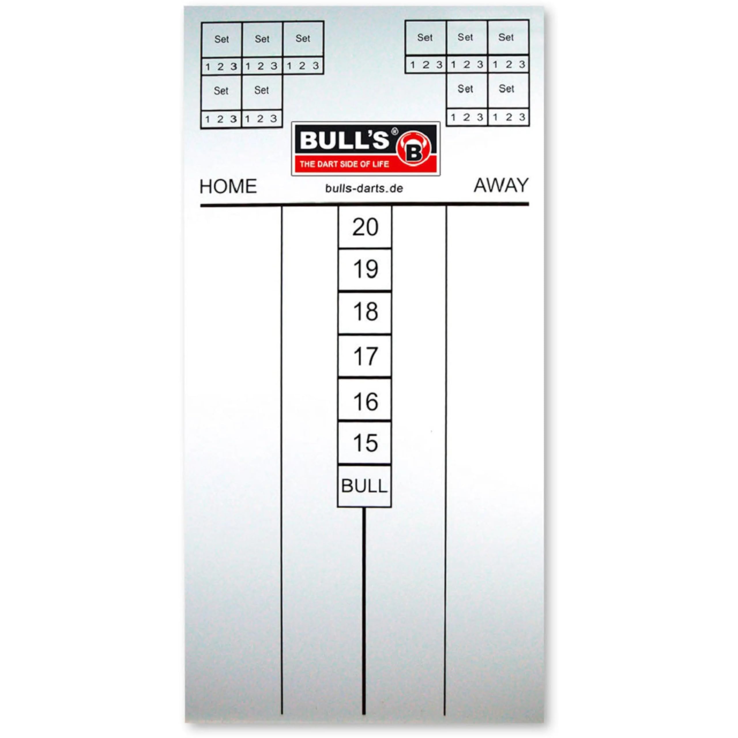 Masterscoreboard 30 x 60 cm, hochwertiges Dart Scoreboard für präzise Punkteverfolgung & optimale Übersicht