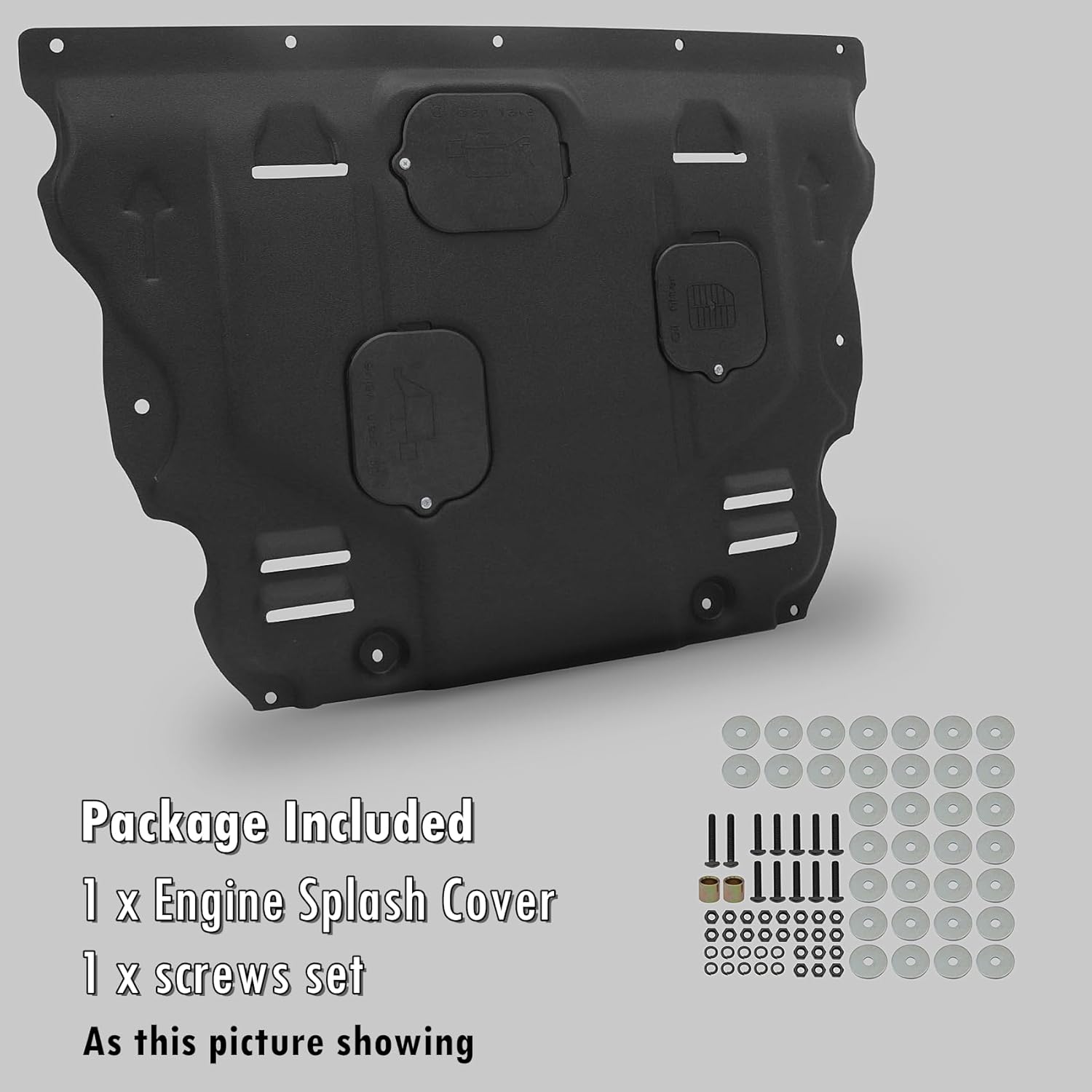 Engine Splash Shield Bumper Cover Fit for Ford Fusion 2013 2014 2015 2016 2017 2018 2019 2020 Engine Guard Mud Flaps