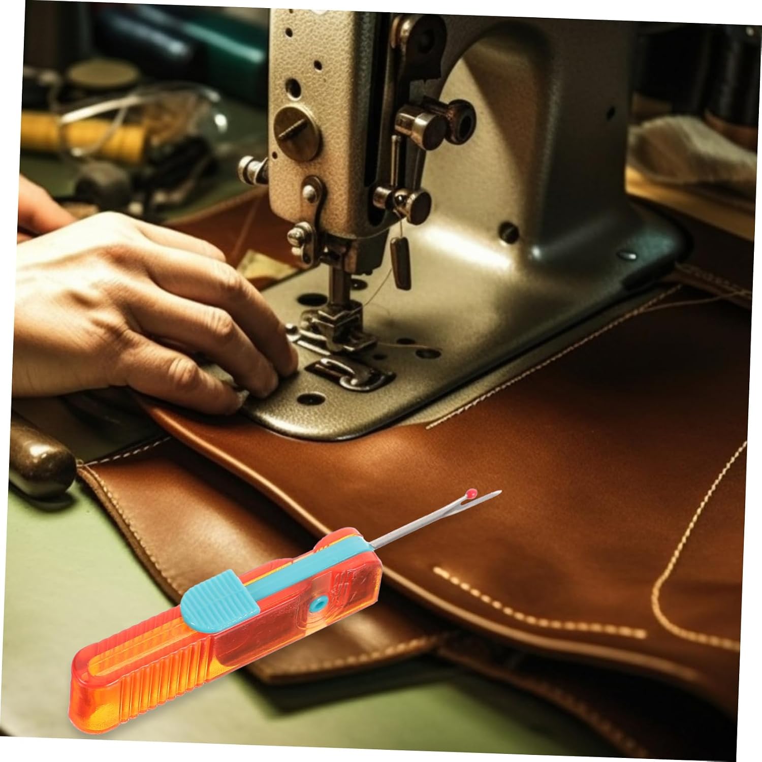 OSALADI Ergonomic Seam Ripper Tool for Sewing Crafts 1-Piece Thread Remover Comfortable Grip for Embroidery and Hems Portable Stitch Unpicker for Tailoring