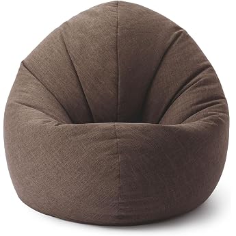 lumaland drops round bean bag 300 l with 2-in-1 function for comfortable sitting and lying the double agent for relaxing moments indoor & outdoor with adaptable eps filling diameter 120 x 75 cm