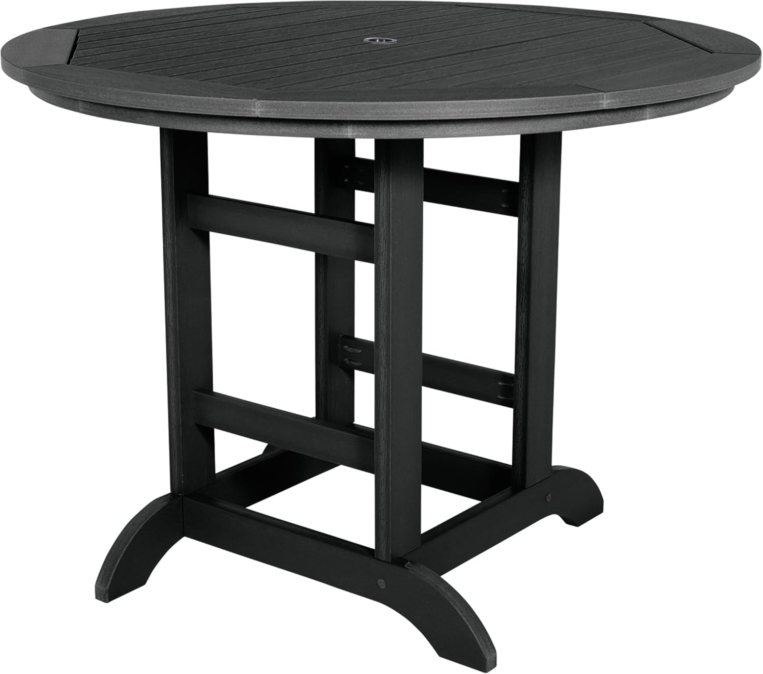 highwood Adirondack 48" Round Counter Height Dining Table, Black