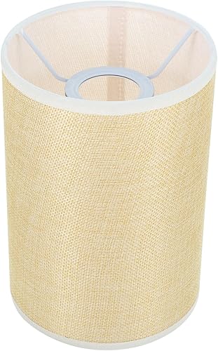 Happyyami Modern Drum Lampshade Replacement for Floor and Table Lamps Lightweight Light Cover Easy to Install Rustic Style Suitable for Home Decor